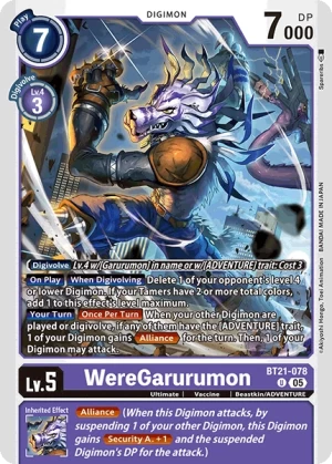 WereGarurumon (BT21-078)