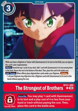 The Strongest of Brothers (BT21-090)