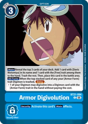 Armor Digivolution (BT21-094)