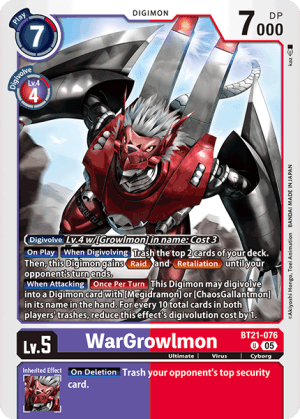 WarGrowlmon (BT21-076)