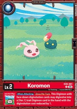Koromon (EX9-001) (V.1)