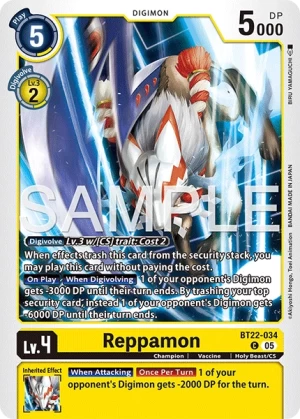 Reppamon (BT22-034)
