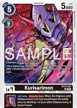 Kurisarimon (BT22-057)