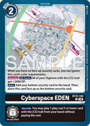 Cyberspace EDEN (BT22-100)