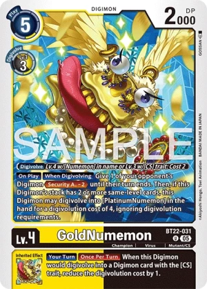 GoldNumemon (BT22-031)