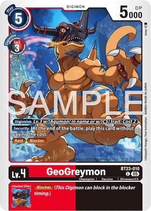 GeoGreymon (BT23-010)