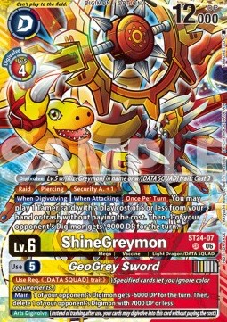 ShineGreymon / GeoGrey Sword (ST24-07) (V.1)