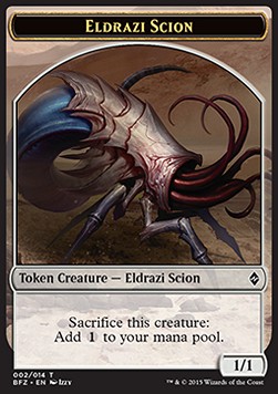 Eldrazi Scion Token (Colorless 1/1) (V.1)