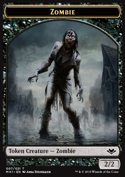 Zombie Token (Black 2/2)