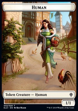 Human Token (W 1/1) // Human Token (W 1/1)