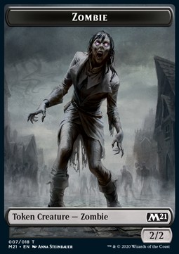 Zombie Token (Black 2/2)
