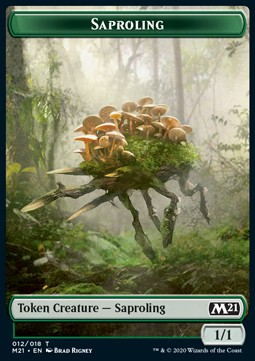 Saproling Token (Green 1/1)