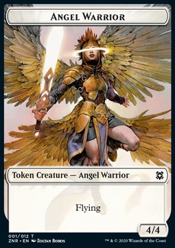Angel Warrior Token (White 4/4)