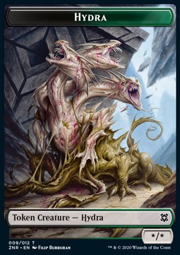 Hydra Token (Black and Green */*)