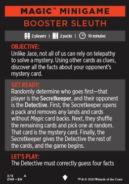 Magic Minigame: Booster Sleuth