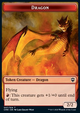Dragon Token (Red 2/2)