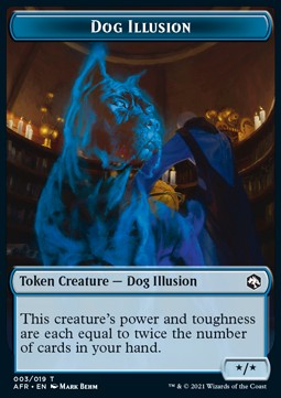 Dog Illusion Token (Blue */*)