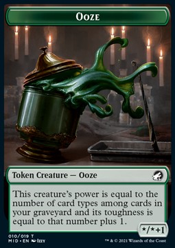 Ooze Token (Green */*+1)