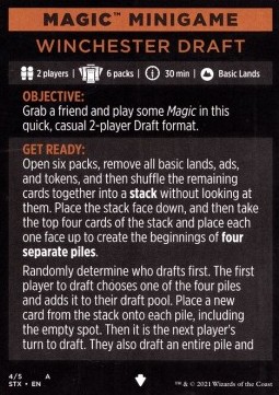 Magic Minigame: Winchester Draft