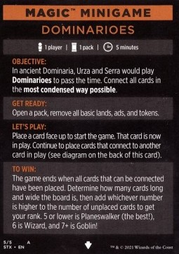 Magic Minigame: Dominarioes