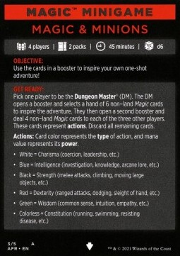 Magic Minigame: Magic and Minions