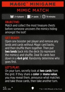 Magic Minigame: Mimic Match