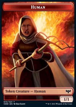 Human Token (Red 1/1)