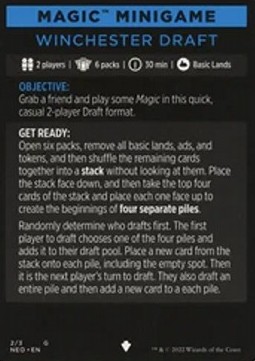 Magic Minigame: Winchester Draft