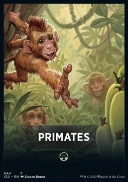 Jumpstart Pack Summary Card: Primates