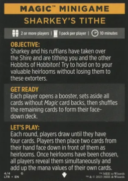 Magic Minigame: Sharkey's Tithe