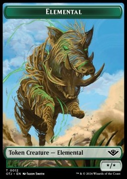 Elemental Token (Green */*)