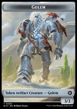 Golem Token (A 3/3) // Treasure Token