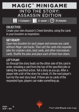 Magic Minigame: Into the Story: Assassin Edition