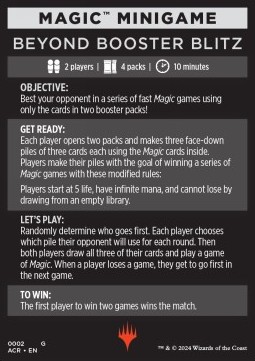 Magic Minigame: Beyond Booster Blitz