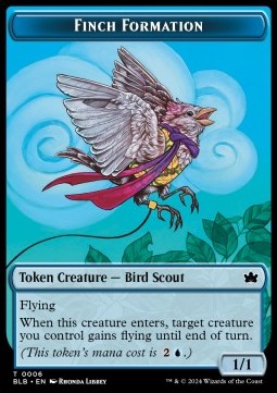 Finch Formation Token (Blue 1/1)