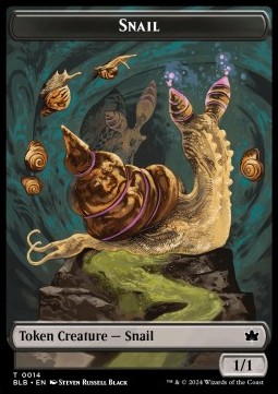 Snail Token (Black 1/1)