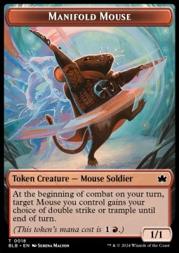 Manifold Mouse Token (Red 1/1)
