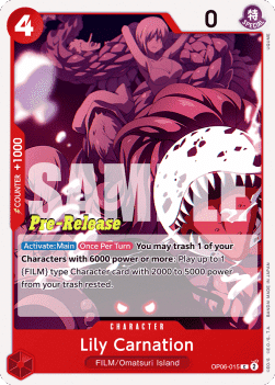 Lily Carnation (OP06-015)