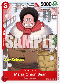 Maria Onion Bear (OP08-009)