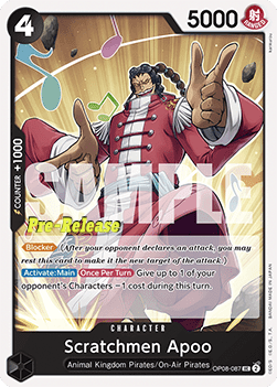 Scratchmen Apoo (OP08-087)